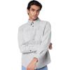 [BLANKNYC] Mens Luxury Clothing Suede Shirt Jacket, Comfortable & Stylish Shacket(Ice Grey)
