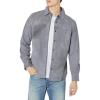 [BLANKNYC] Mens Luxury Clothing Suede Shirt Jacket, Comfortable & Stylish Shacket(Prussian Blue)