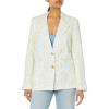 [BLANKNYC] Womens Luxury Clothing Oversized Blazzer with Pockets, Comfortable & Stylish Coat(Flower Field)
