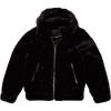 [BLANKNYC] girls Faux Fur Hooded Bomber Jacket, Comfortable & Stylish Coat(Uptown Girl)