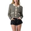 [BLANKNYC] womens Anchor Down Sweater Jacket(Beige/Black)