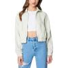 [BLANKNYC] womens Utility Jackets With Zipper Pocket Detail, Comfortable & Stylish Clothing Coats(Sage Green)