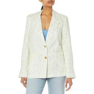 [BLANKNYC] Womens Luxury Clothing Oversized Blazzer with Pockets, Comfortable & Stylish Coat(Flower Field)