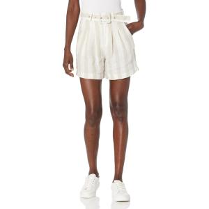 [BLANKNYC] Womens Relaxed Fit Belted Shorts, Comfortable & Casual(Changing Lanes)