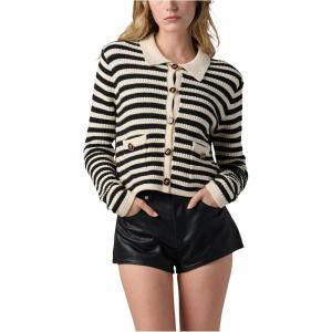 [BLANKNYC] womens Anchor Down Sweater Jacket(Beige/Black)