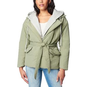 [BLANKNYC] womens Luxury Clothing Quilted Print Jacket, Comfortable & Stylish Windbreaker Coat(Fair Shake)