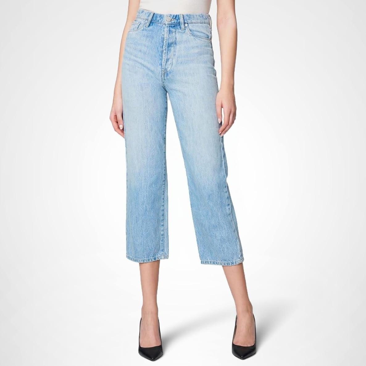 image:imageBLANKNYC Womens Medium Wash Five Pocket High Straight Leg Jeans Stylish amp Comfortable PantsAdrenaline Rush