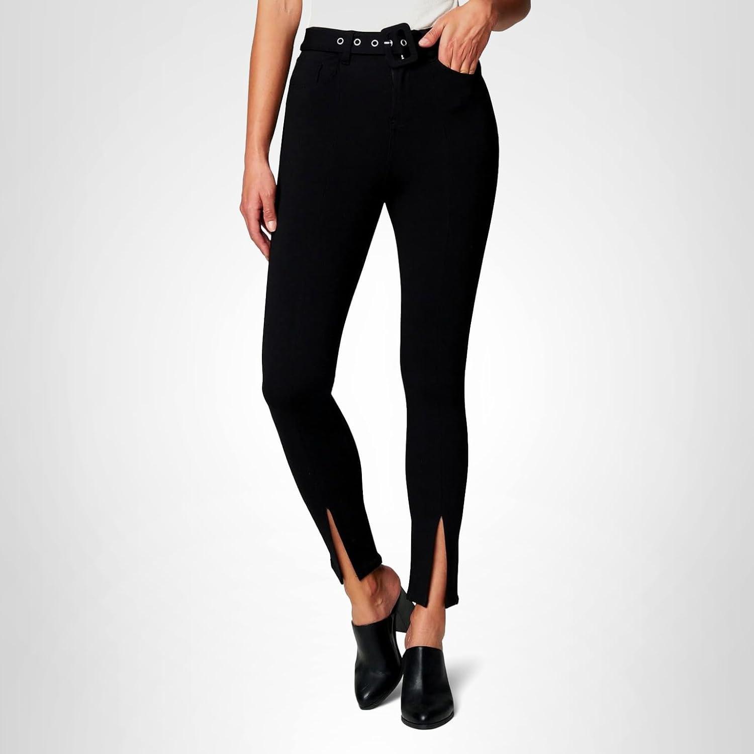 image:imageBLANKNYC Womens Ponte Mini Boot Leg Jeans Comfortable amp Stylish PantsTuxedo