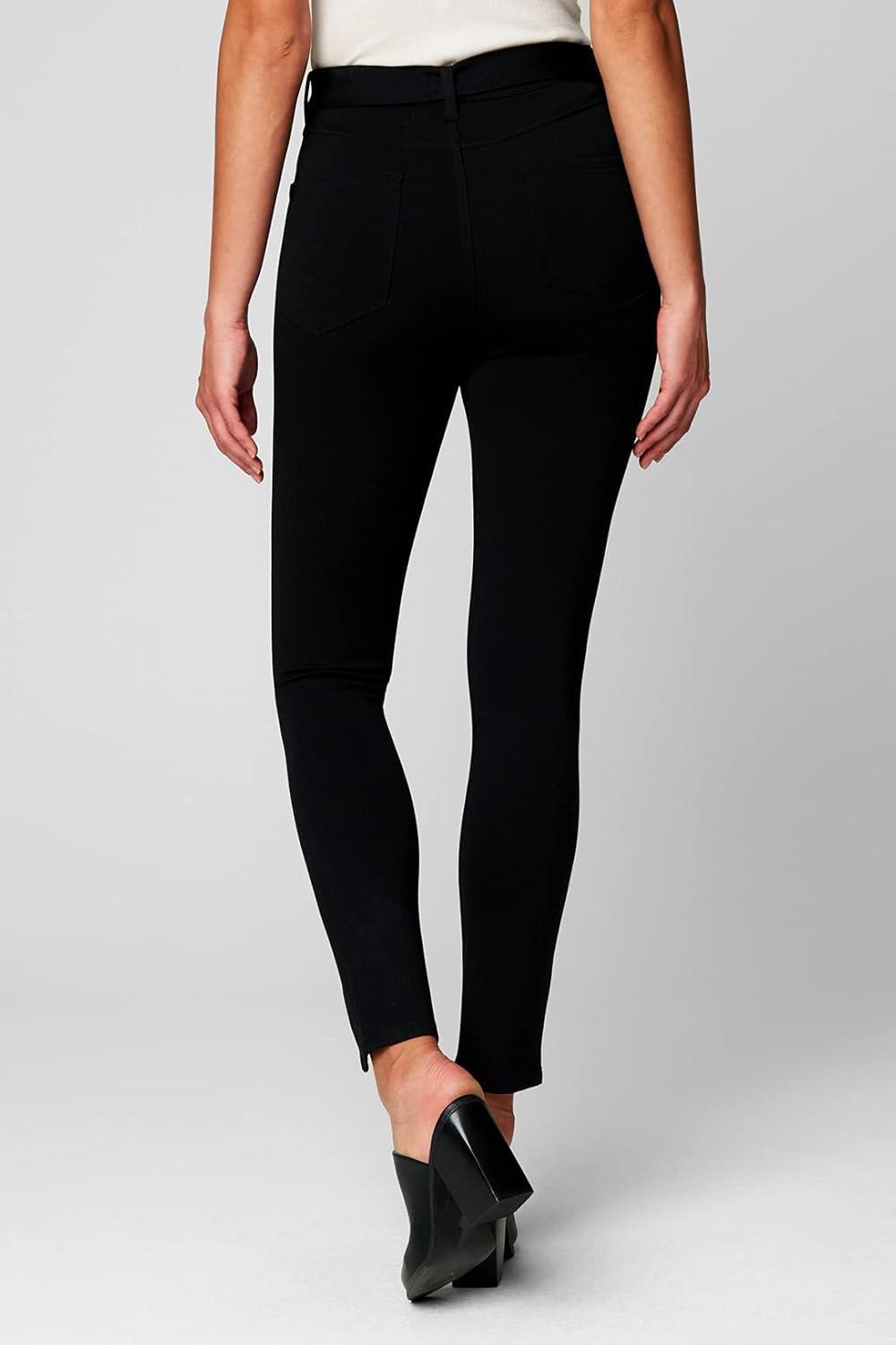 image:imageBLANKNYC Womens Ponte Mini Boot Leg Jeans Comfortable amp Stylish PantsTuxedo