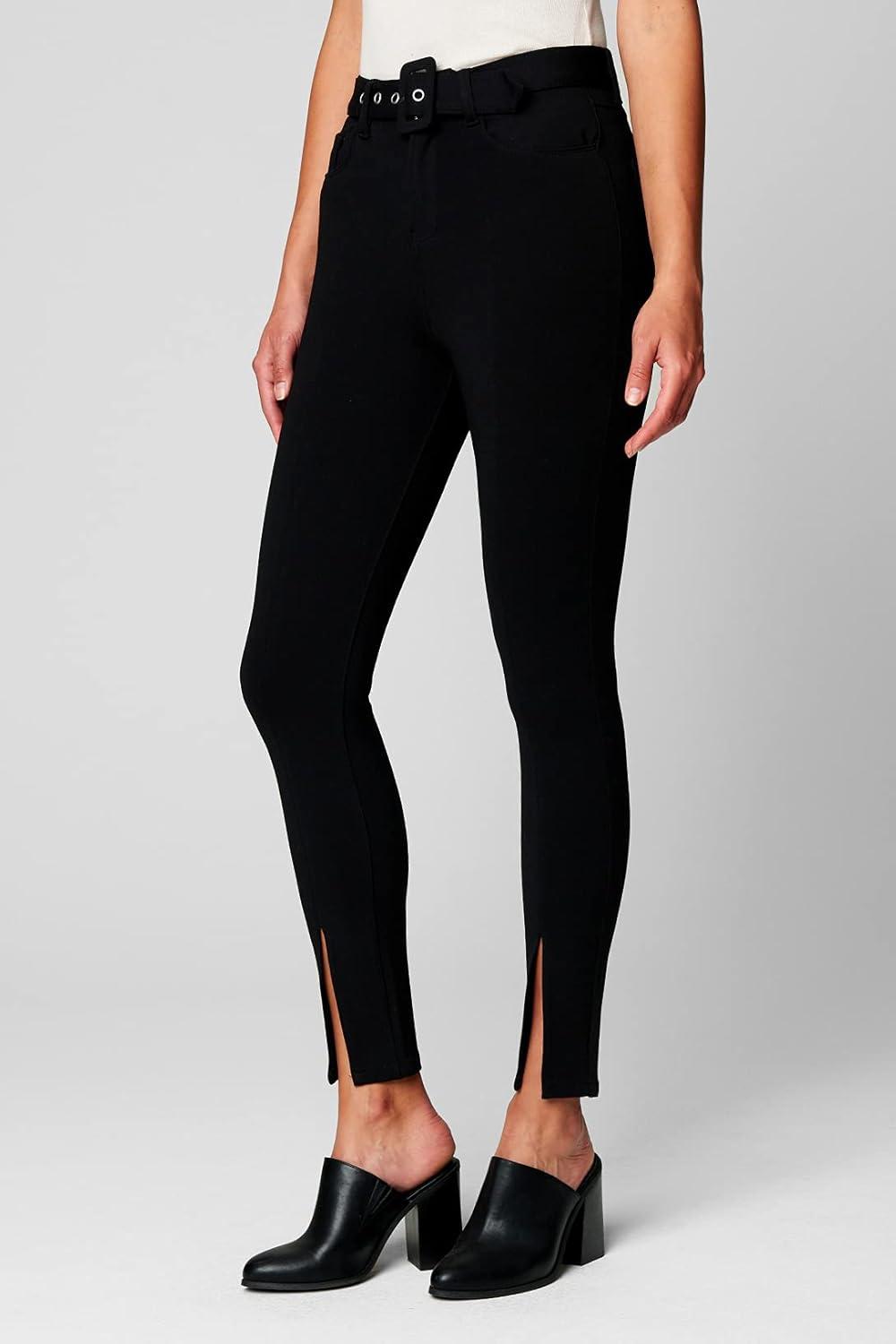 image:imageBLANKNYC Womens Ponte Mini Boot Leg Jeans Comfortable amp Stylish PantsTuxedo