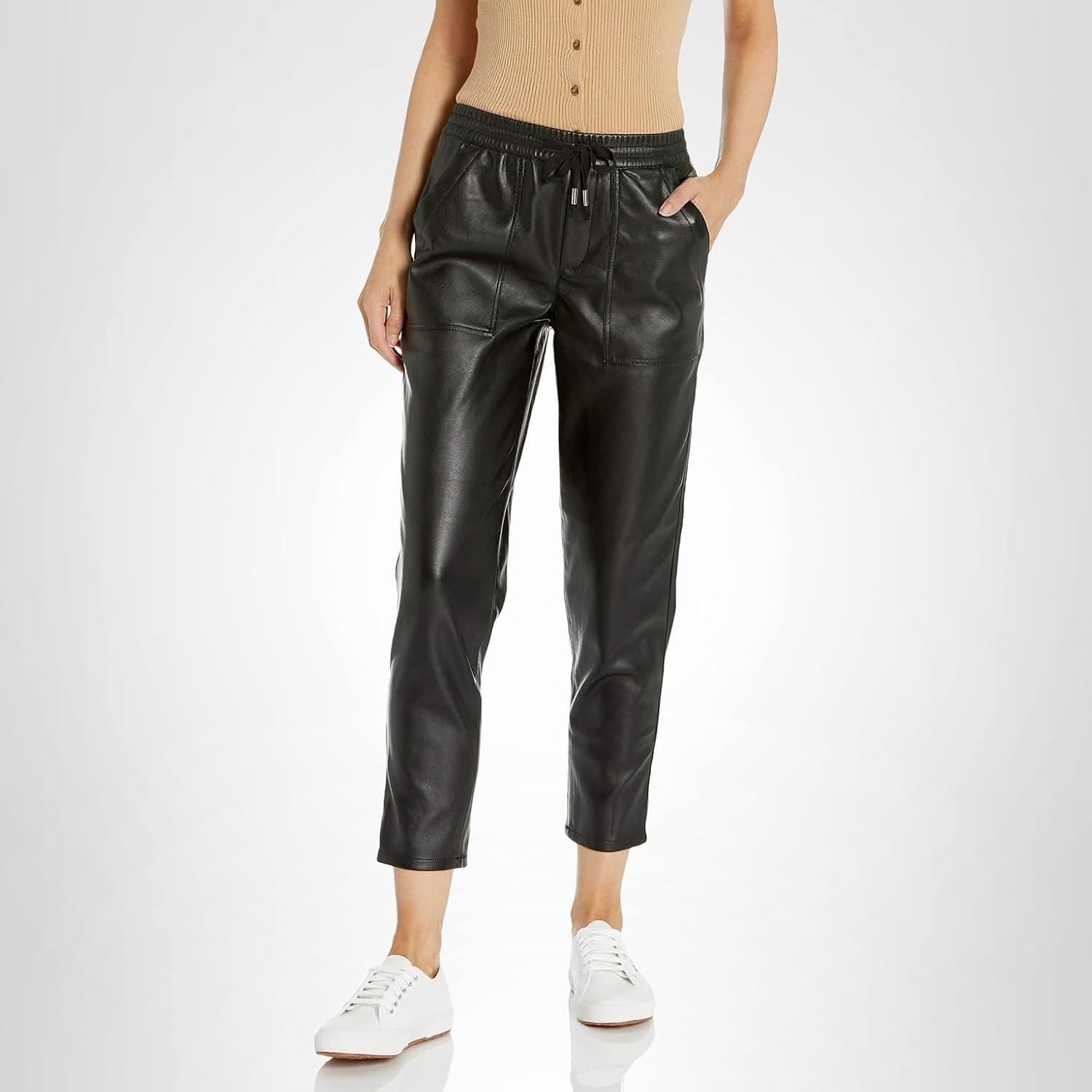 image:imageBLANKNYC Womens Womens Vegan Drawstring Jogger Loose Fit Comfortable amp Stylish PantsNo Guidance