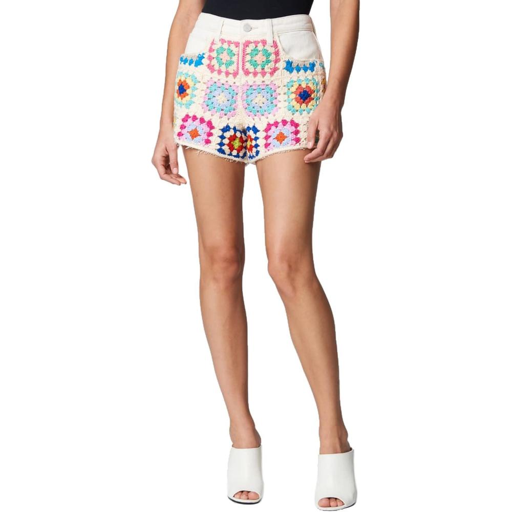 image:imageBLANKNYC Womens Luxury Clothing High Rise Five Pockets Denim Shorts with Small Rips Comfortable amp StylishLove is Love