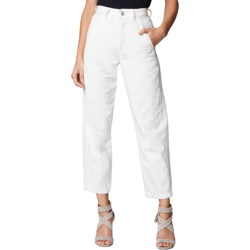 image:imageBLANKNYC Womens White Denim Bow Leg Pants Stylish amp Designer Clothing Head in The CloudsHead in the Clouds