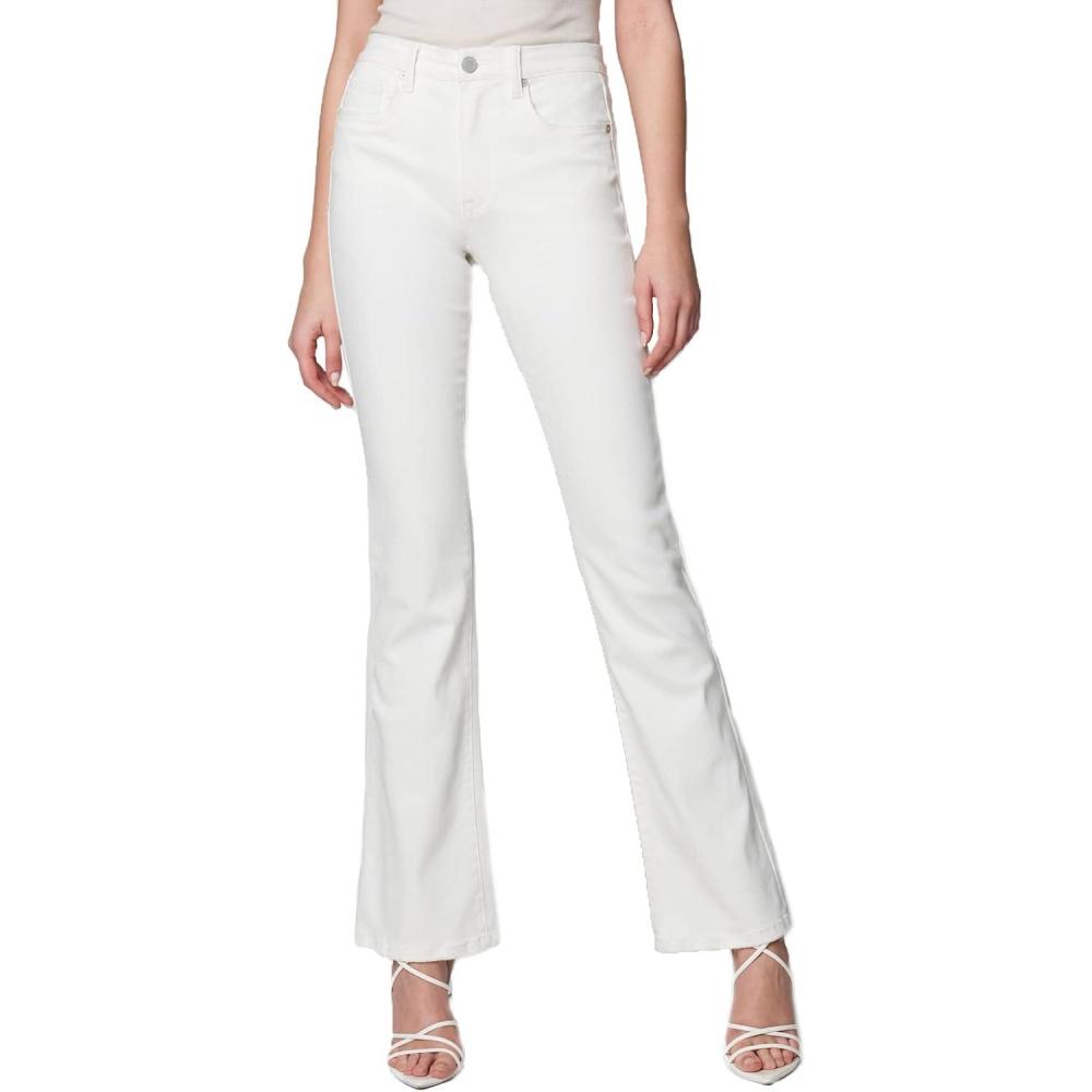 image:imageBLANKNYC Womens White Five Pocket Mini Boot Cut Jeans Comfortable amp Stylish PantsPure Intentions