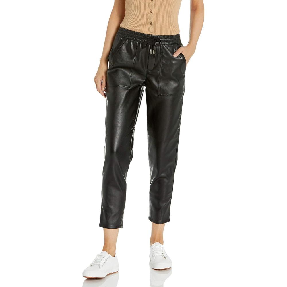 image:imageBLANKNYC Womens Womens Vegan Drawstring Jogger Loose Fit Comfortable amp Stylish PantsNo Guidance