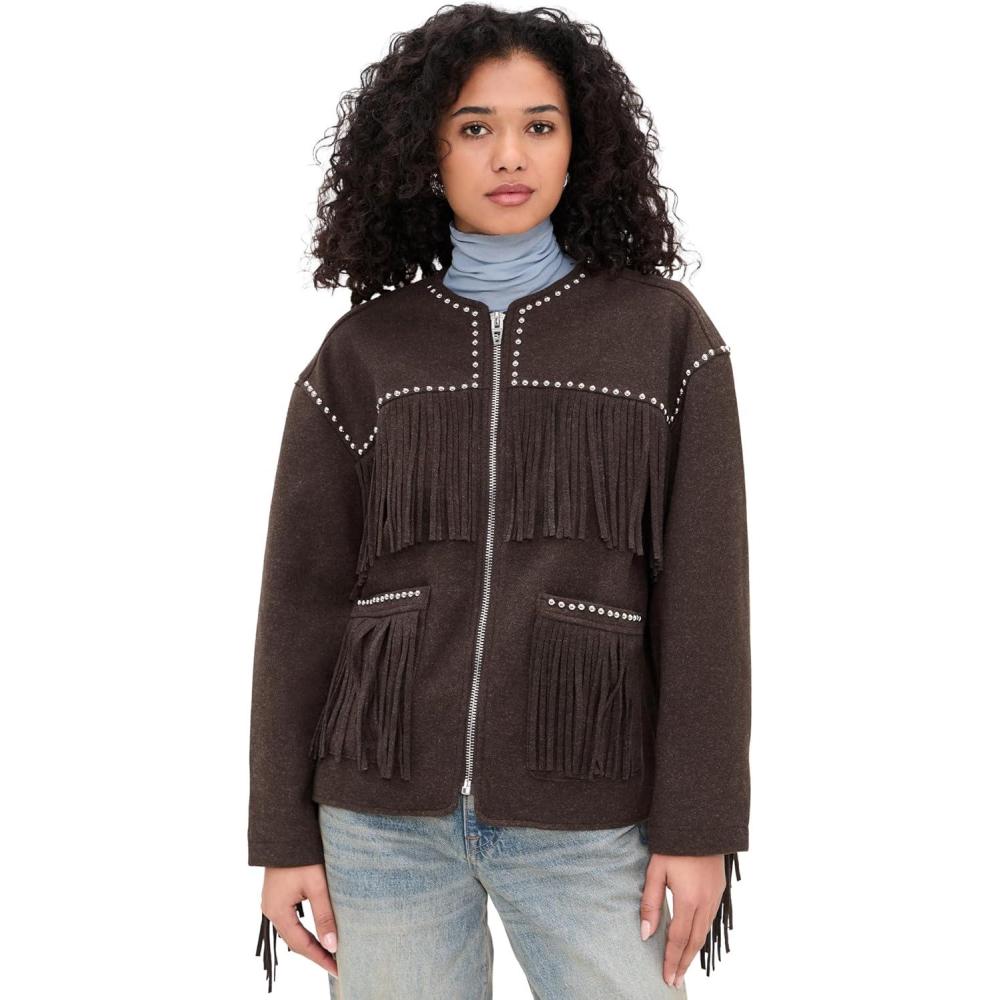 image:imageBLANKNYC womens Fringe Benefits Fringe JacketFringe Benefits