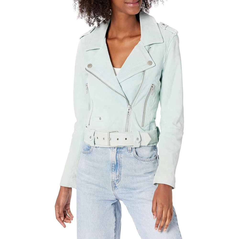image:imageBLANKNYC womens Luxury Clothing Cropped Suede Leather Motorcycle Jackets Comfortable amp Stylish CoatsRosemary Tea