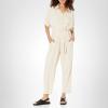 [BLANKNYC] Blank NYC Linen-Blend Jumpsuit(Sand Bath)