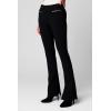 [BLANKNYC] Womens Black Ponte Mini Boot Cut Pant with Front Zipper Detail, Stylish Leggings & Designer Clothing(Black)