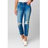 [BLANKNYC] Women’s Destructed Girlfriend Denim, Looking Glass, 31(Smart Aleck)