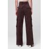 [BLANKNYC] Womens Franklin Faux Suede Cargo Pant(Zinfandel)