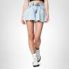 [BLANKNYC] Womens Luxury Clothing Flared Denim Short, Stylish & Comfortable(Blind Journey)