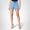 [BLANKNYC] Womens Luxury Clothing High Rise Five Pockets Denim Shorts with Small Rips, Comfortable & Stylish(Bloom for You)