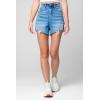 [BLANKNYC] Womens Luxury Clothing High Rise Sustainable Denim Cut Off Short, Comfortable & Stylish(Say Something)