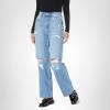 [BLANKNYC] Womens Luxury Clothing Long Slim Straight Denim Jeans, Comfortable & Stylish Pants, The Franklin(Blue Lights)