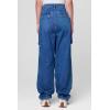 [BLANKNYC] Womens Luxury Clothing Oversized Tencel Cargo Pant, Comfortable & Stylish(Fingers Crossed)