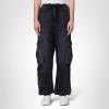 [BLANKNYC] Womens Luxury Clothing Oversized Tencel Cargo Pant, Comfortable & Stylish(One Too Many)