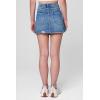 [BLANKNYC] Womens Luxury Clothing Sustainable Denim Distressed Five Pockets Mini Skirt, Comfortable & Stylish(Eye Opener)