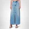 [BLANKNYC] Womens Luxury Clothing Sustainable Denim Distressed Five Pockets Mini Skirt, Comfortable & Stylish(In My Mind)