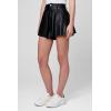 [BLANKNYC] Womens Luxury Clothing Vegan Leather Flare Shorts, Comfortable & Stylish(Stunner Move)