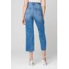 [BLANKNYC] Womens Medium Wash Five Pocket High Straight Leg Jeans, Stylish & Comfortable Pants(On Ocean Time)