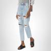 [BLANKNYC] Womens Ripped Crop Denim Pant(Blue)
