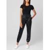 [BLANKNYC] Womens Vegan Leather Joggers, Fashionable & Stylish PantsVegan Leather Joggers, Fashionable & Stylish Pants(Night Crawling)