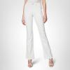 [BLANKNYC] Womens White Five Pocket Mini Boot Cut Jeans, Comfortable & Stylish Pants(Pure Intentions)