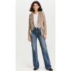 [BLANKNYC] womens Luxury Clothing Cropped Suede Leather Motorcycle Jackets, Comfortable & Stylish Coats(Sand Stoner)