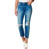 [BLANKNYC] Women’s Destructed Girlfriend Denim, Looking Glass, 31(Smart Aleck)