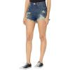 [BLANKNYC] Womens Luxury Clothing High-Rise Ribcage Shorts with Pockets, Always in Style, Fashionable & Comfortable(Let It Be)