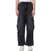 [BLANKNYC] Womens Luxury Clothing Oversized Tencel Cargo Pant, Comfortable & Stylish(One Too Many)