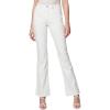[BLANKNYC] Womens White Five Pocket Mini Boot Cut Jeans, Comfortable & Stylish Pants(Pure Intentions)