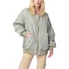 [BLANKNYC] womens Long Nylon Bomber(Auto Pilot)