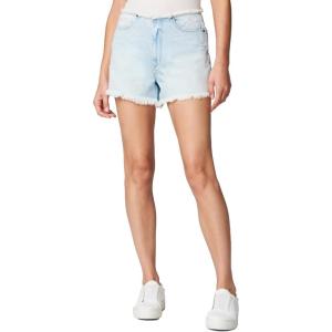 [BLANKNYC] Womens Luxury Clothing High Rise Five Pockets Denim Shorts with Small Rips, Comfortable & Stylish(Summer Breeze)