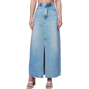 [BLANKNYC] Womens Luxury Clothing Sustainable Denim Distressed Five Pockets Mini Skirt, Comfortable & Stylish(In My Mind)