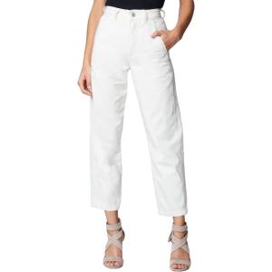 [BLANKNYC] Womens White Denim Bow Leg Pants, Stylish & Designer Clothing, Head in The Clouds(Head in the Clouds)