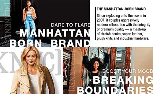image:imageBLANKNYC Womens Faux Leather BlazerAlmond Butter