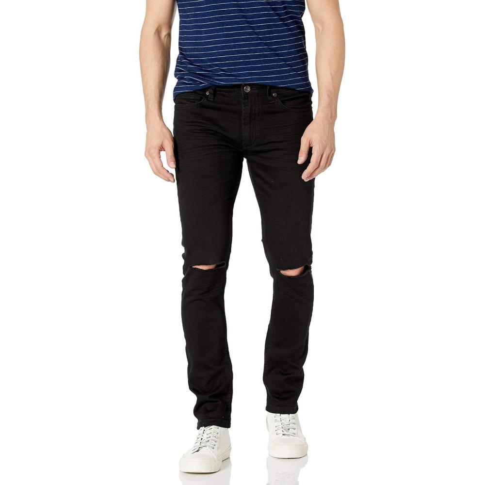 image:imageBLANKNYC High Q Denim Distressed Pant PantsBlack