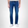 [BLANKNYC] Mens Slim Fit Flat Front Tapered Jeans with 5 Pockets, Comfortable & Stylish Pants(Soapy Joes)